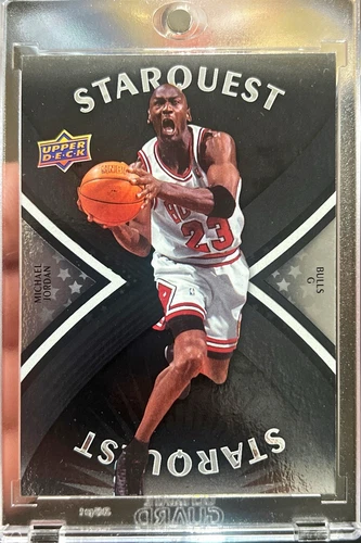 2008-09 Upper Deck Michael Jordan Blue Starquest Black Majestic Card #SQ-20 SSP