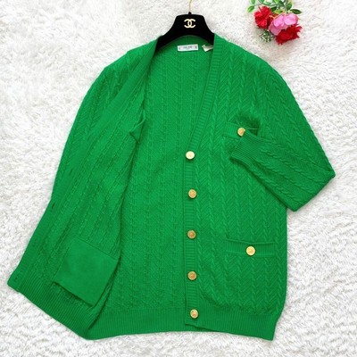 Authentic Celine Vintage Cardigan Wool Green Size 42 | eBay 