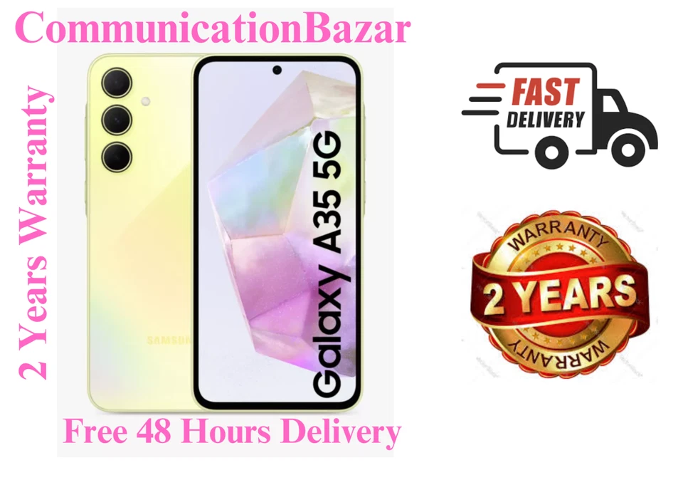 New Sealed Samsung Galaxy A35 Smartphone 128GB/256GB Unlocked 5G Dual Sim 2024 - Image 3 of 4