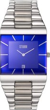 Image of 47195/B Storm Gents Omari Lazer Blue Dial S/Steel Bracelet Watch £130