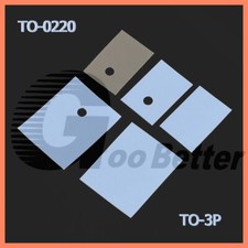 TO3 Thermal Insulator Pads Sheet TO-3P/TO-220 Transistor Heatsink for CPU Chip