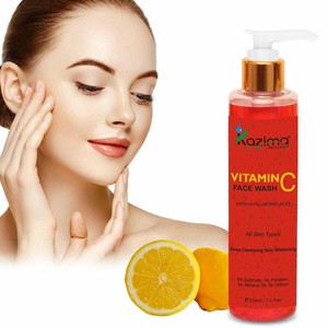 cleansing vitamin whitening kazima 210ml wash deep skin face usa