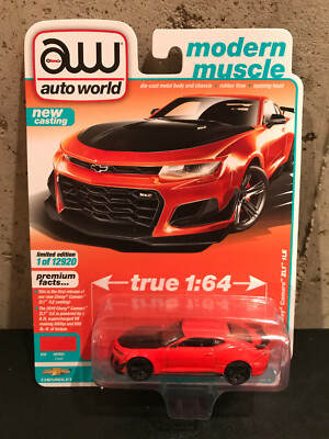 2021 Auto World Orange 2019 Chevrolet Camaro ZL1 1LE Release 2 Version A