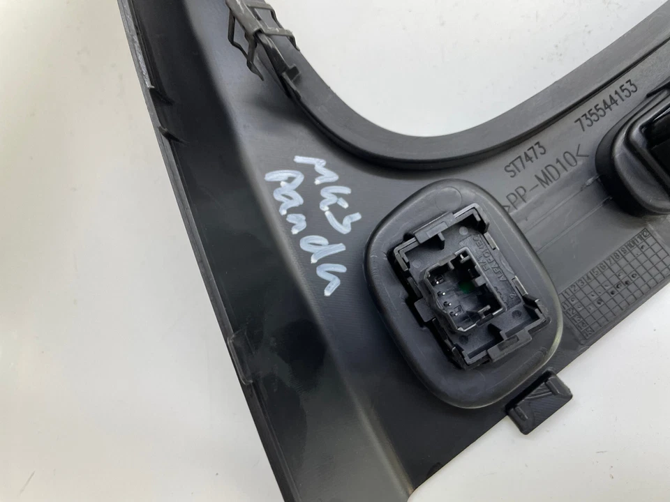 🌟 PANEL INTERRUPTOR VENTANA ENVOLVENTE GAITOR ENGRANAJE FIAT PANDA MK3 735544153 2011-2021 Foto 4 de 4