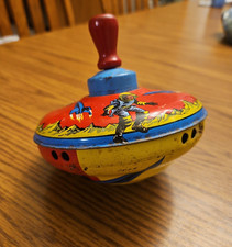Buck Rogers Antique 1960's Spinning Top Vintage Toy