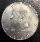 1969-D Kennedy Half Dollar - 40% Silver .
