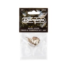 NEW Dunlop Nickel Silver Finger and Thumbpick Set - .020"