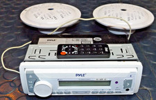 PYLE PLMRKT49WT MARINE STERO RECEIVER MP3 PLAYER W/REMOTE  Speakers