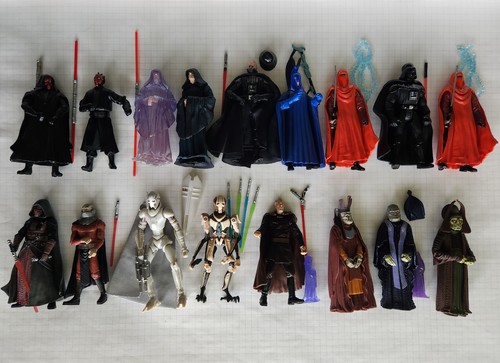 Loose Star Wars Coruscant & Trade Federation (17) Action Figures (Kenner) Lot 4