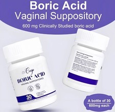 CUSP Boric Acid Vaginal Suppositories