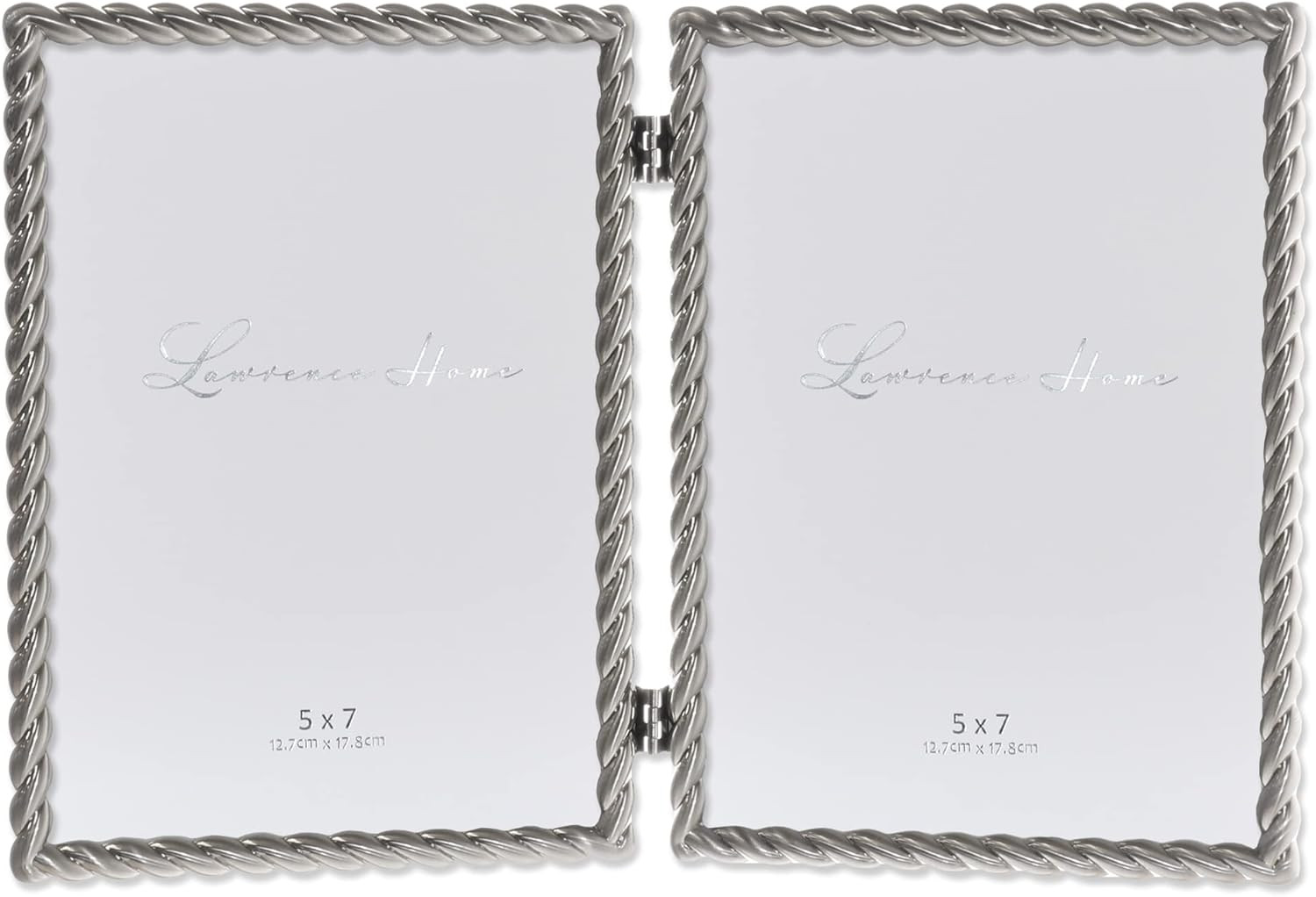 Double Picture Frame 5x7 With Elegant Rope Design