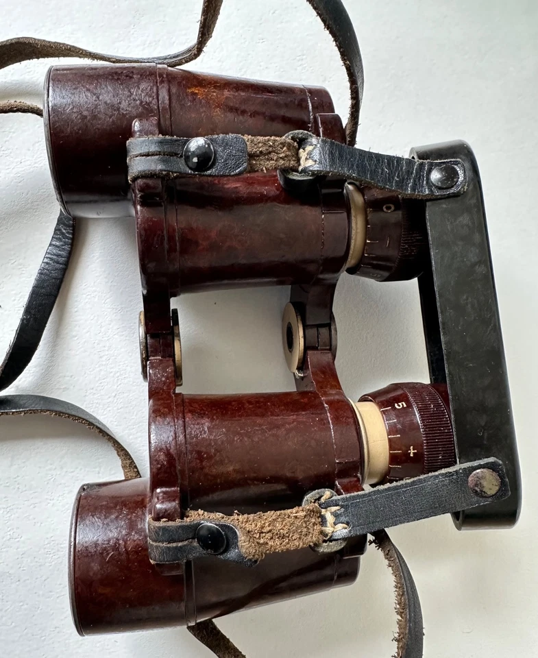 Fernglas Dienstglas WK 2 Emil Busch cxn 6 x 30 Bakelit sehr selten - Bild 3 von 4