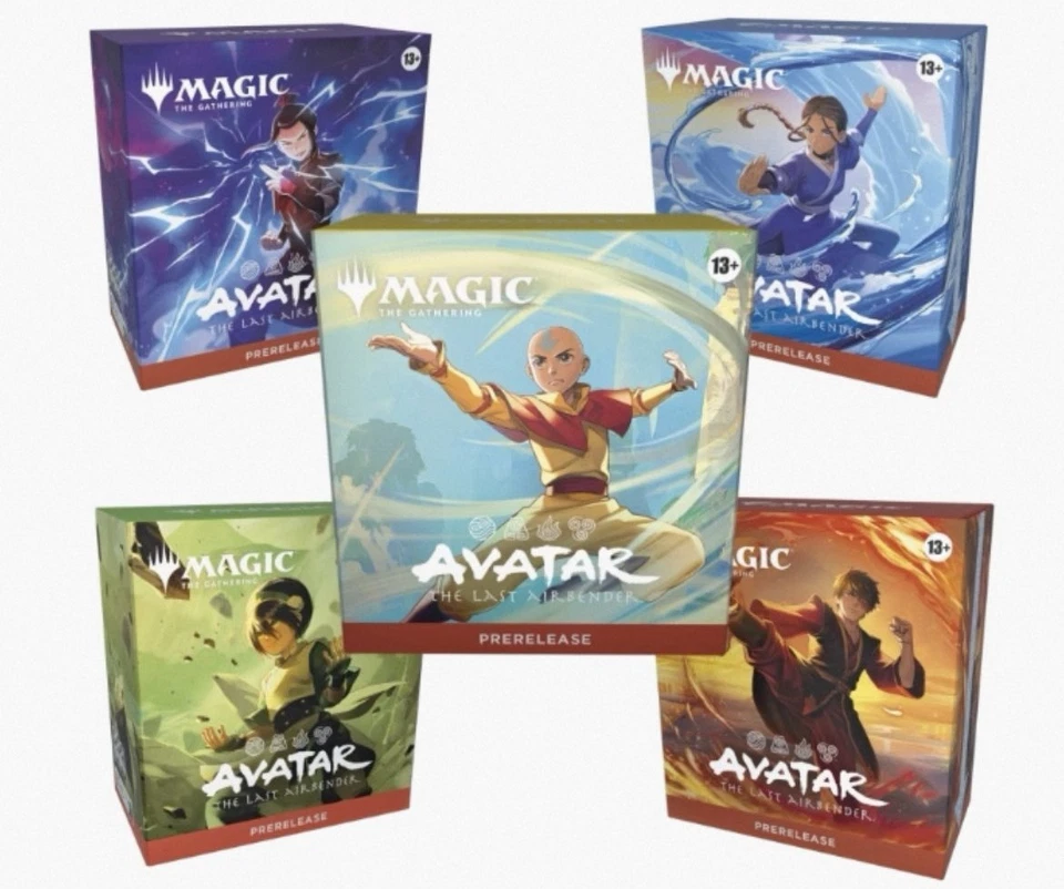 MTG Magic Avatar The Last Airbender Set of 5 In stock Packs FACTORY SEALED! - Image 3 of 3