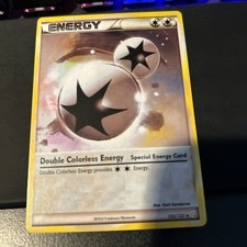 Pokémon Card Double Colorless Energy 103/123 Heartgold & Soulsilver Regular 3-32 on eBay