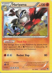 Hariyama 52/111 XY Furious Fists Rare