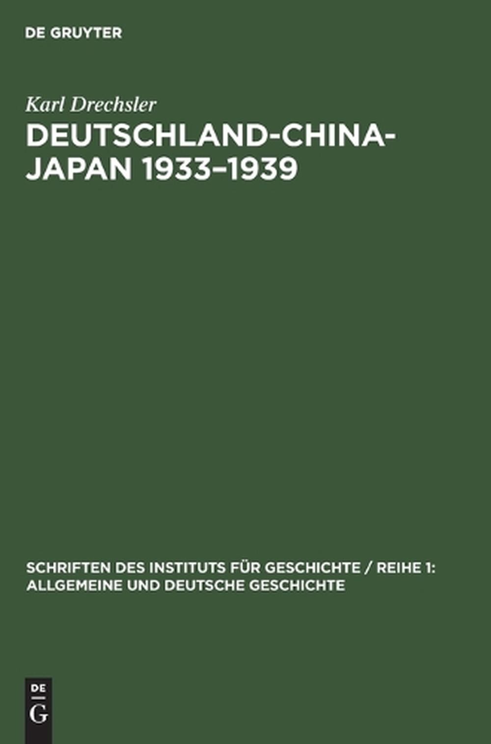 Deutschland-China-Japan 1933-1939