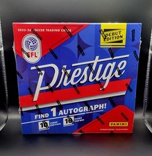 2025-26 Panini Prestige EFL Hobby Box USA Exclusive Debut Edition 1 Auto Sealed