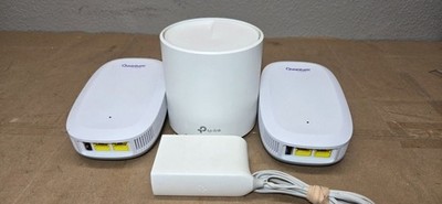 BUNDLE TP-LINK Deco X60 AX3000 WiFi 6 Router + 2 QUANTUM FIBER Q9500WK Extenders
