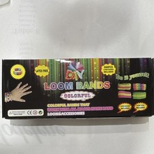 DIY Loom Bands Colorful Craft Kit for Kids 600pcs Latex Free with Accessories