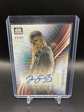 2025 Topps Chrome Star Wars Galaxy Chewbacca Auto /99