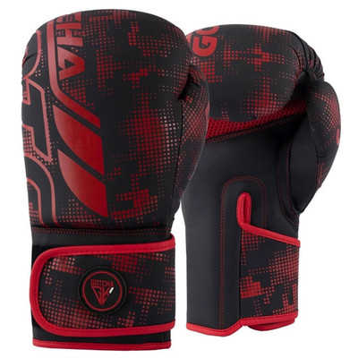 4oz-16oz Rot Boxhandschuhe Training Sparring MMA Muay Thai Kickboxhandschuhe UK