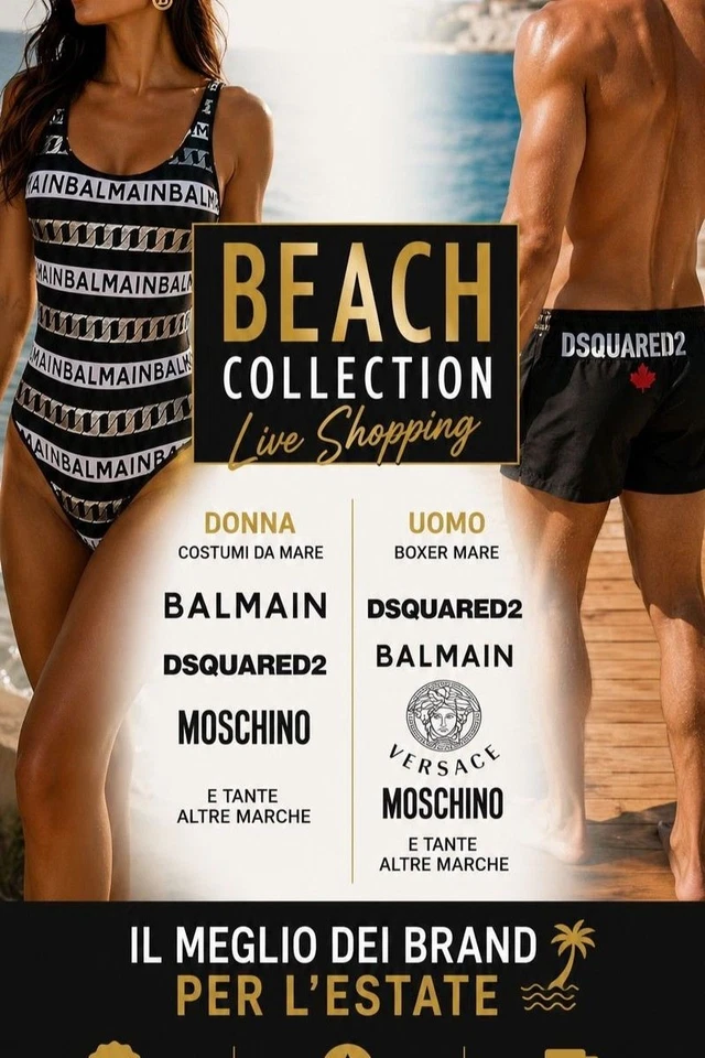 BEACH COLLECTION: "è tempo di mare, acquista il tuo nuovo look da spiaggia"