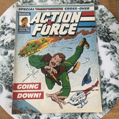 Action Force #25 Marvel UK Vintage Comic (1987) Transformers Cross-over