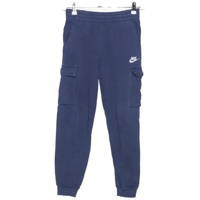 Nike, Jogginghose, Größe: 147/158, Blau, Baumwolle/Polyester, Einfarbig #Zpm
