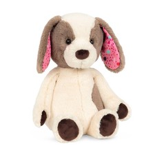 B. toys Happyhues Cupcake Pup Stuffed Animal, 12 inches, Cream  Brown Dog