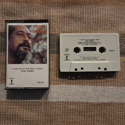 Pure Gabby I Just Play The Way I Feel Cassette 1978 Hula Hawaiian Traditional