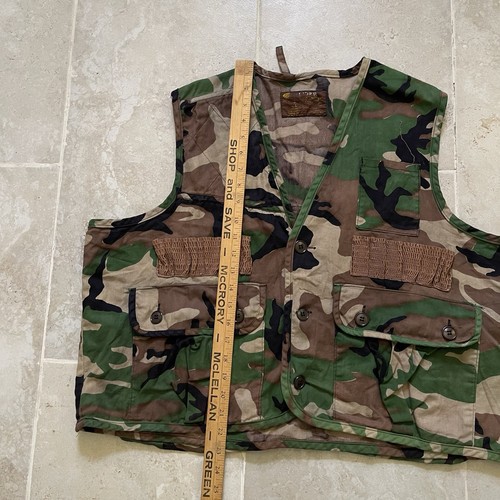 Vintage Caliber Brand Camo Hunting Vest Large - Picture 4 of 7