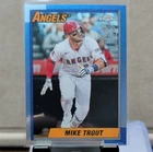 Topps Chrome 2025 Mike Trout #90CU-1 Los Angeles Angels 35th Anniversary Card