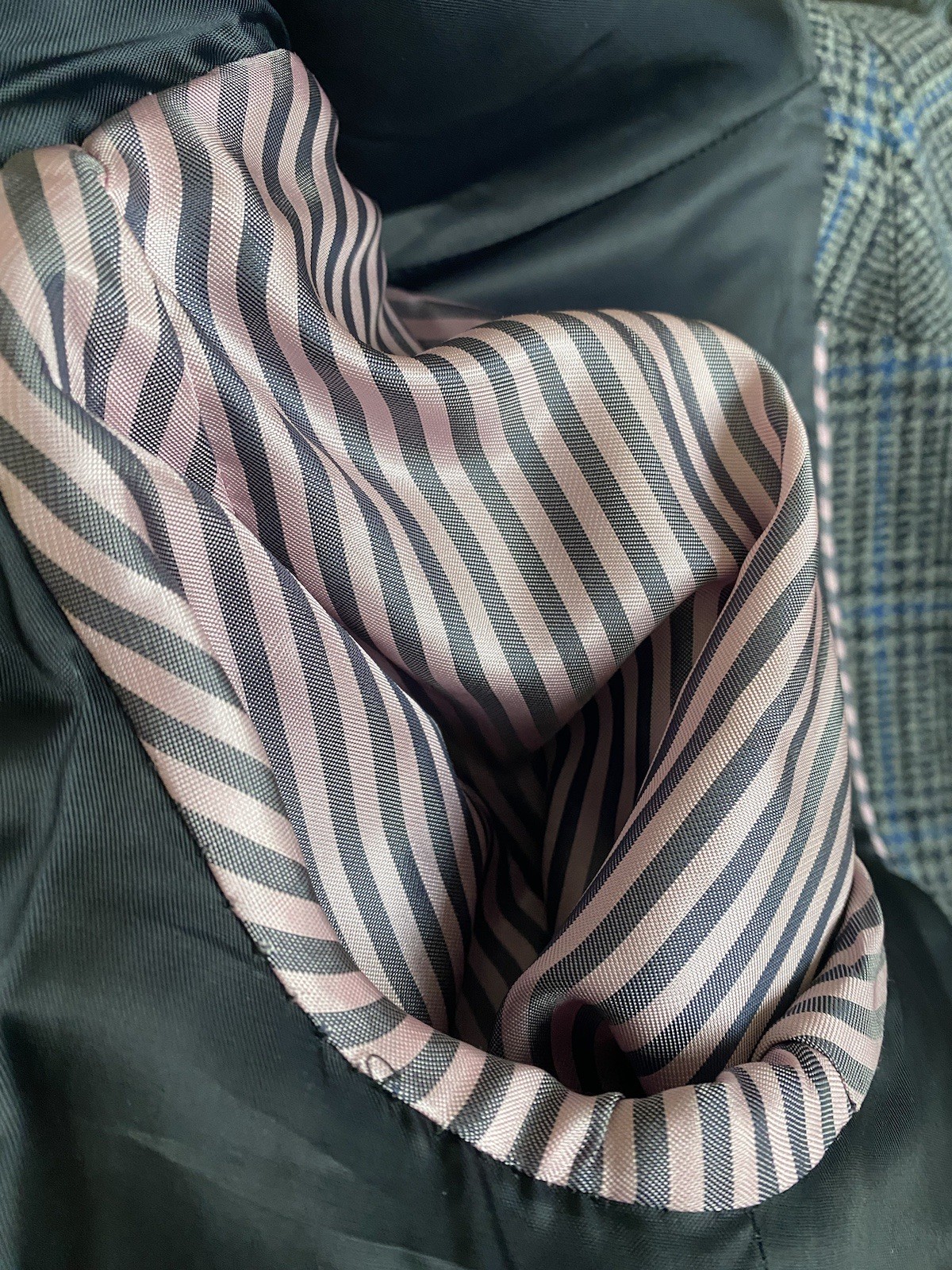 Jack Wills Tweed Hacking Riding Jacket Grey Check Mallalieus 100percent Lambs Wool 38 image 10