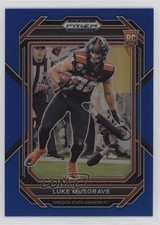 2023 Panini Prizm Draft Picks Blue Prizm 115/199 Luke Musgrave #158 13px