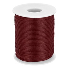 Nylon String Cord 1.3mm x 102 Yards Thread Twine String Beading Cord,Light Brown