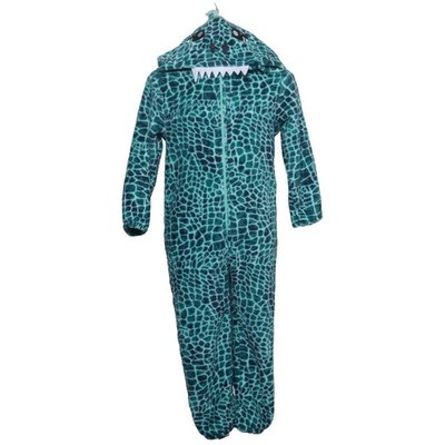 H&M, Freizeit Overall, Größe: 104, Grün/Schwarz/Blau, Polyester, Leopard #4XY