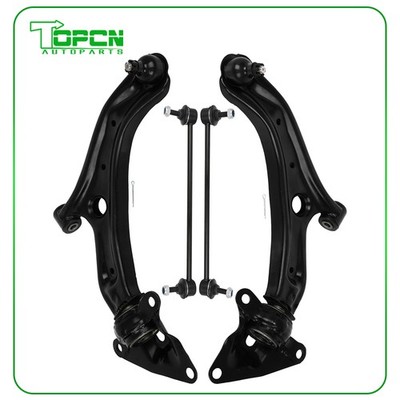 4x Front Lower Control Arm Ball Joints Sway Bars For 2009-2014 Honda Fit Insight