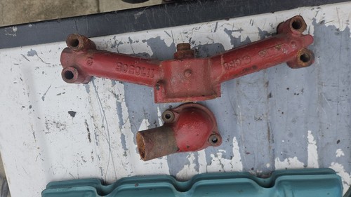 1956 Buick 55 322 Nailhead Water Cross Over Thermostat Housing Manifold 1170505