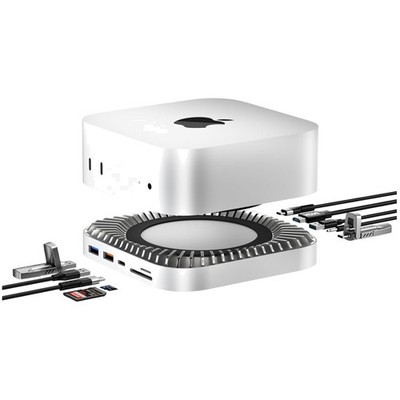 Mac Mini 10-in-1 Hub with HDMI, SSD Enclosure & USB-C Charge