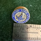 Antique / Vintage Mason Winthrop Lodge A.F. & A.M. Old Timer Pin — photo 3