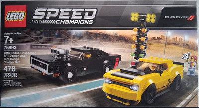 LEGO SPEED CHAMPIONS: 2018 Dodge Challenger SRT Demon and 1970 Dodge Charger R/T