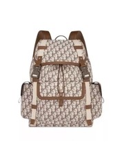 DIOR X CATCUS JACK (Travis Scott) Oblique Jacquard Hit The Road Men Backpack New