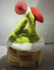 Grinch Beine F&uuml;&szlig;e Pl&uuml;sch Baumspitze Dr. Seuss Weihnachten rot gr&uuml;n lustig Deko