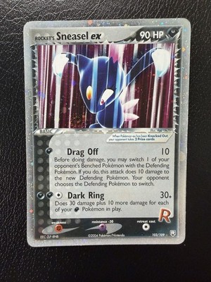 Rocket s Sneasel Ex 103/109 Pokemon Ex Team Rocket Returns MP With Swirl 