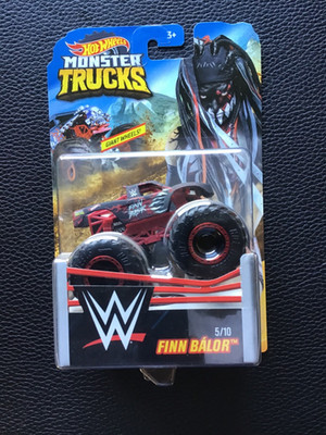 2019 Hot Wheels Monster Trucks WWE # 5/10 FINN BALOR NEW Sealed