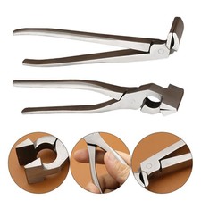Stainless Steel Leather Edge Flattening Plier for DIY Leather Projects