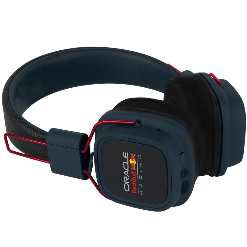 Cuffia Bluetooth RED BULL Oracle Race Wireless Musica Microfono Replica Box, fotografia 3 di 8
