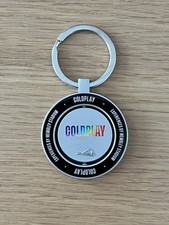 NEW ~ COLDPLAY Metal Keyring Music of the Spheres Tour Wembley 2025 Memorabilia