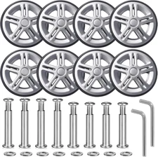 Luggage Suitcase Replacement Wheels Luggage Replacement Wheels Wear-Resistant Mu