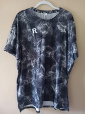 Rutgers Scarlet Knights Lacrosse Adias All Over Print T-Shirt Size 2XL (Y299)